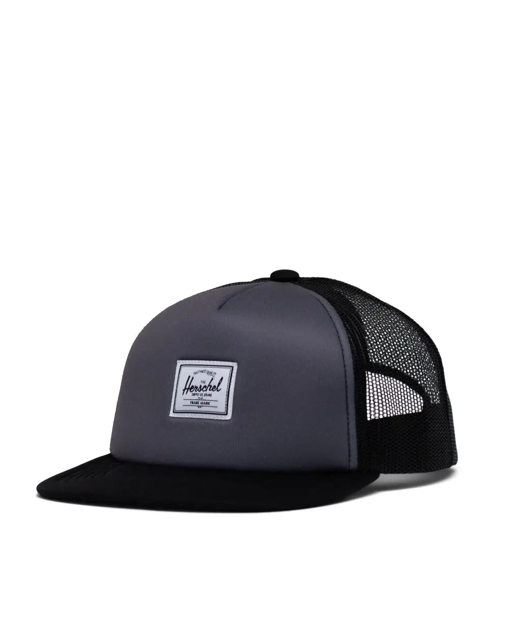 HERSCHEL Whaler Mesh Classic Hat Gargoyle/Black Classic Label Men's Hats Herschel Supply Company 
