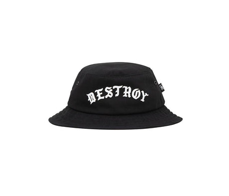 LOSER MACHINE Crusher Bucket Hat Black MENS ACCESSORIES - Men's Bucket Hats Loser Machine 