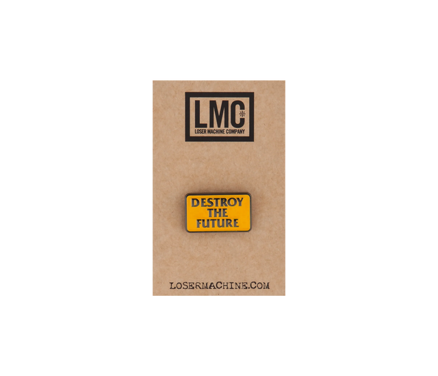 LOSER MACHINE D.T.F. Pin Gunmetal Pins Loser Machine 