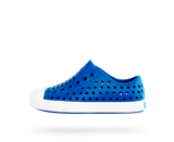 NATIVE Jefferson Child Shoes Victoria Blue/Shell White Youth Native Shoes Native Shoes 