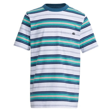 VANS Youth Rail Slide Stripe T-Shirt White Boy's T-Shirts Vans 