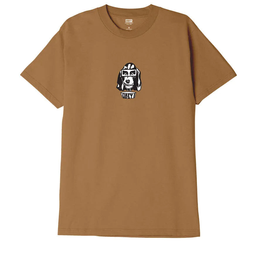OBEY Hound Classic T-Shirt Brown Sugar Men's Short Sleeve T-Shirts Obey 