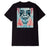 OBEY Deco Icon Face T-Shirt Black Men's Short Sleeve T-Shirts Obey 