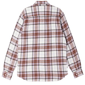 OBEY Vince Long Sleeve Button Up Unbleached Multi Men's Long Sleeve Button Up Shirts Obey 