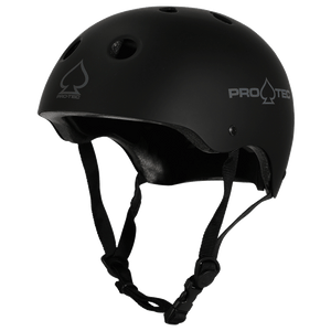 PRO-TEC Classic Certified Skateboard Helmet Matte Black SKATE SHOP - Skateboard Helmets Pro-tec 