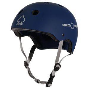 PRO-TEC Classic Certified Skateboard Helmet Matte Blue SKATE SHOP - Skateboard Helmets Pro-tec 