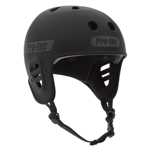 PRO-TEC Full Cut Certified Skateboard Helmet Matte Black SKATE SHOP - Skateboard Helmets Pro-tec 