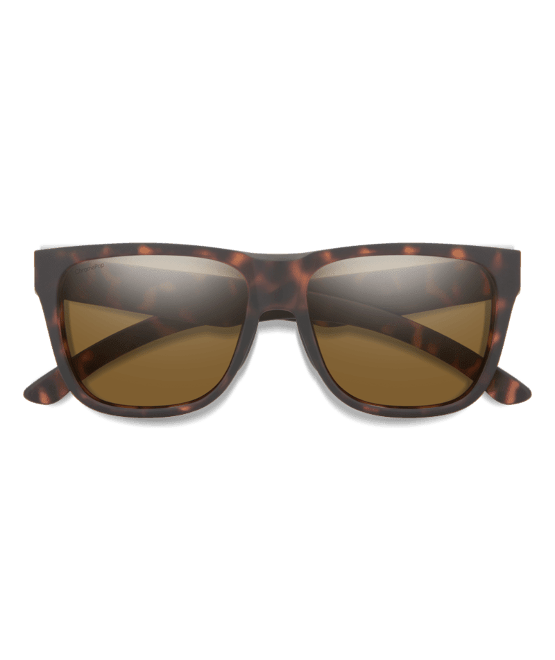 SMITH Lowdown 2 Matte Tortoise - ChromaPop Brown Polarized Sunglasses Sunglasses Smith 