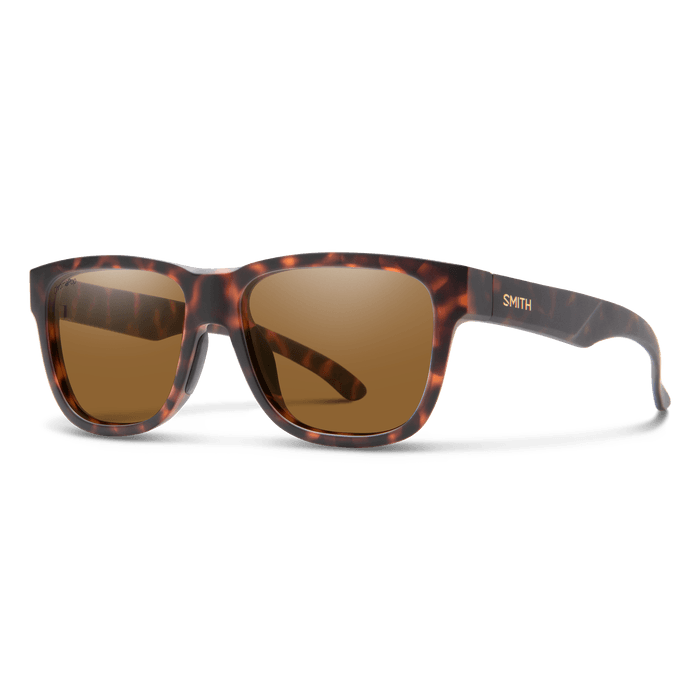 SMITH Lowdown Slim 2 Matte Tortoise - ChromaPop Brown Polarized Sunglasses SUNGLASSES - Smith Sunglasses Smith 