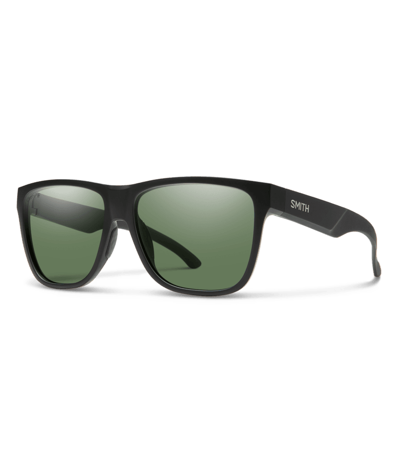 SMITH Lowdown XL 2 Matte Black - ChromaPop Grey Green Polarized Sunglasses Sunglasses Smith 