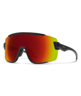 SMITH Wildcat Matte Black - ChromaPop Red Mirror Sunglasses Sunglasses Smith 