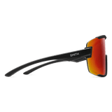 SMITH Wildcat Matte Black - ChromaPop Red Mirror Sunglasses SUNGLASSES - Smith Sunglasses Smith 