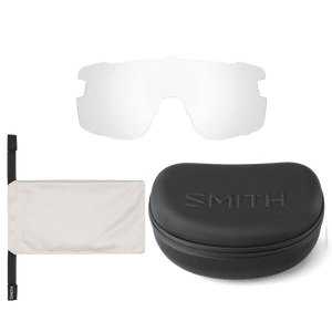 SMITH Wildcat Matte Black - ChromaPop Red Mirror Sunglasses SUNGLASSES - Smith Sunglasses Smith 