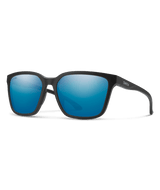 SMITH Shoutout Matte Black - ChromaPop Blue Mirror Polarized Sunglasses Sunglasses Smith 