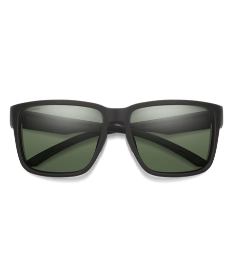 SMITH Emerge Matte Black - ChromaPop Gray Green Polarized Sunglasses Sunglasses Smith 