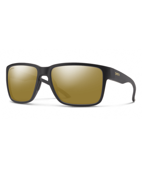 SMITH Emerge Matte Black - ChromaPop Bronze Mirror Polarized Sunglasses Sunglasses Smith 