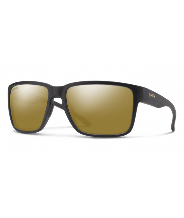 SMITH Emerge Matte Black - ChromaPop Bronze Mirror Polarized Sunglasses Sunglasses Smith 