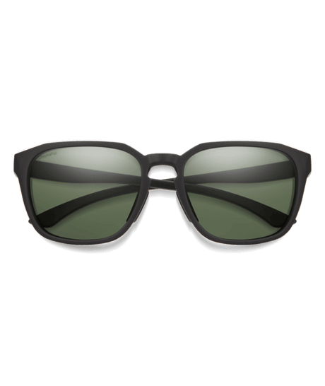 SMITH Contour Matte Black - ChromaPop Grey Green Polarized Sunglasses Sunglasses Smith 