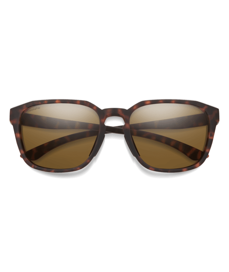 SMITH Contour Matte Tortoise - ChromaPop Brown Polarized Sunglasses Sunglasses Smith 