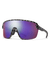 SMITH Bobcat Matte Black Marble - ChromaPop Violet Mirror Sunglasses Sunglasses Smith 