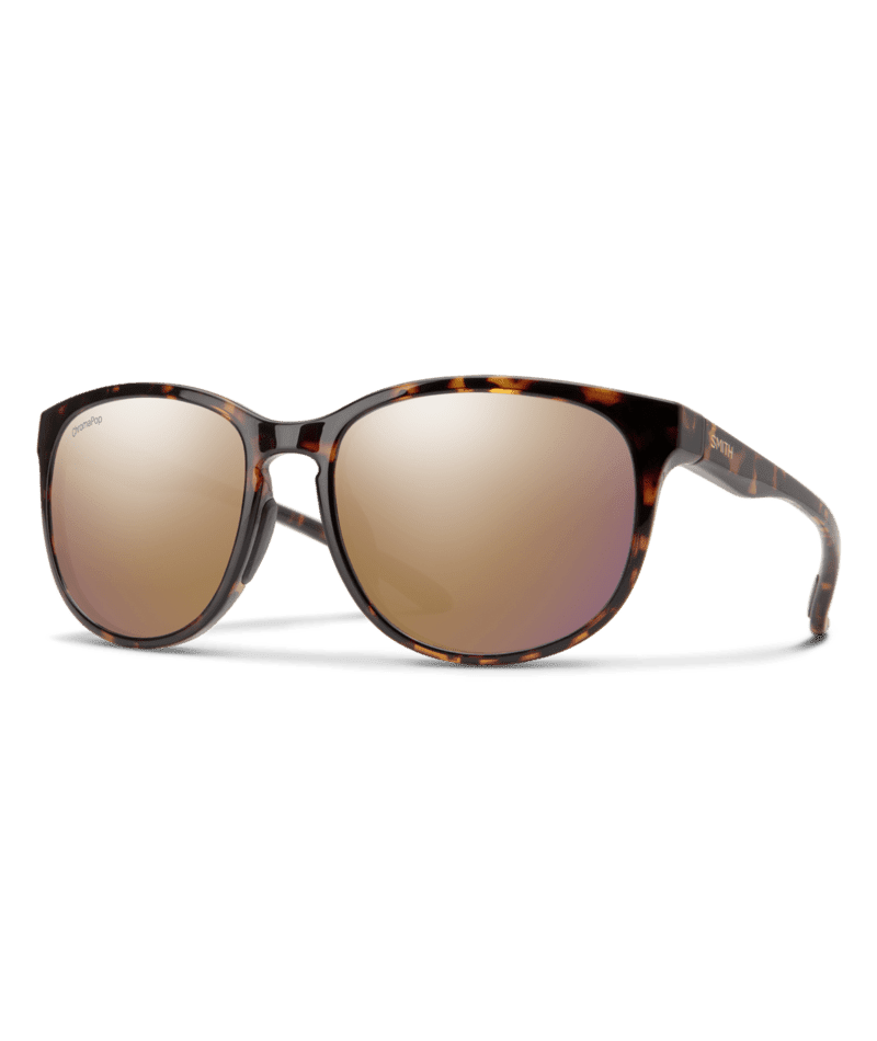 SMITH Lake Shasta Tortoise - ChromaPop Rose Gold Mirror Polarized Sunglasses Sunglasses Smith 