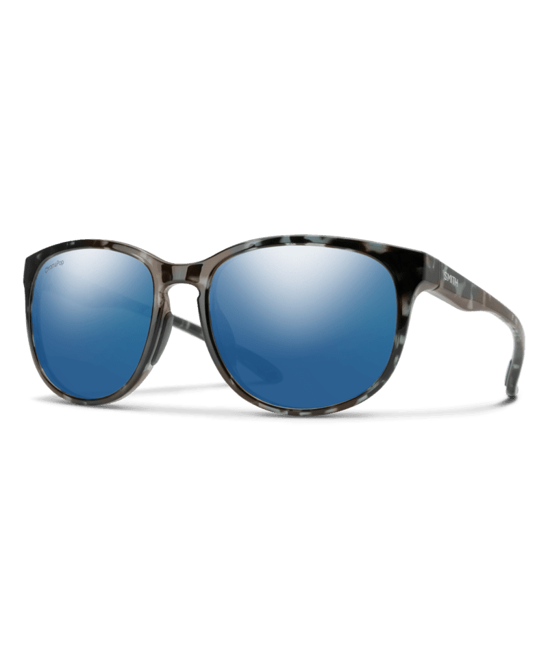 SMITH Lake Shasta Sky Tortoise - ChromaPop Blue Mirror Polarized Sunglasses Sunglasses Smith 