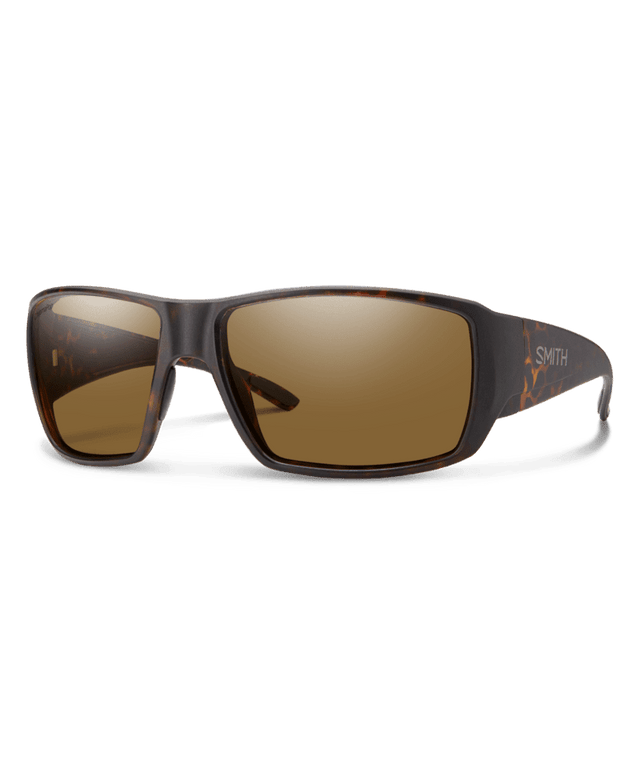 SMITH Guide's Choice Matte Tortoise - ChromaPop Brown Polarized Sunglasses Sunglasses Smith 