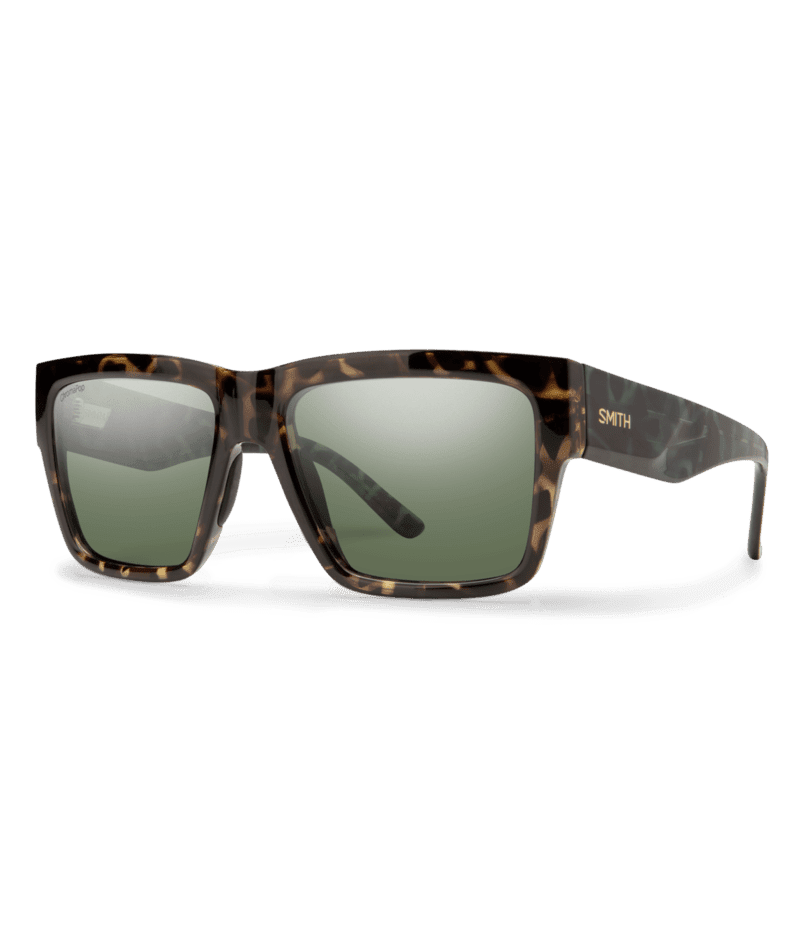 SMITH Lineup Alpine Tortoise - ChromaPop Grey Green Polarized Sunglasses Sunglasses Smith 