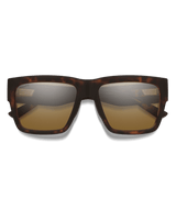 SMITH Lineup Matte Tortoise - ChromaPop Brown Polarized Sunglasses Sunglasses Smith 