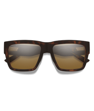 SMITH Lineup Matte Tortoise - ChromaPop Brown Polarized Sunglasses Sunglasses Smith 