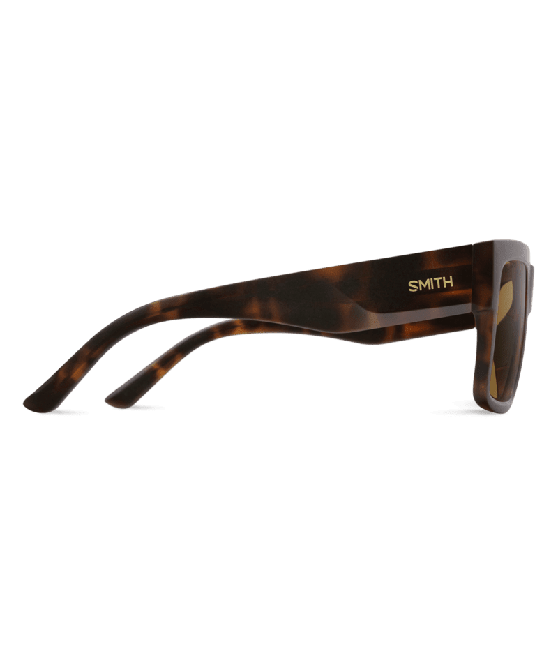 SMITH Lineup Matte Tortoise - ChromaPop Brown Polarized Sunglasses Sunglasses Smith 