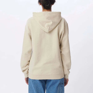 OBEY Women's Obey Tag Old School Pullover Hoodie Sand Women's Pullover Hoodies Obey 