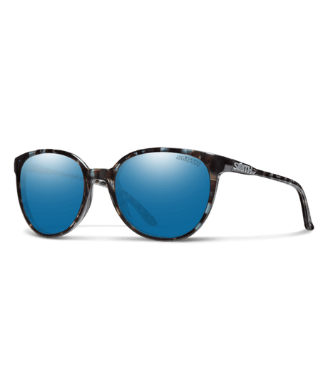 SMITH Cheetah Sky Tortoise - ChromaPop Blue Mirror Polarized Sunglasses Sunglasses Smith 