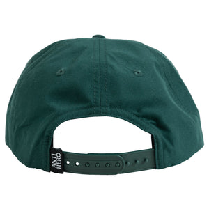 ANTIHERO Stay Ready Snapback Hat Dark Green/Black Men's Hats Antihero 