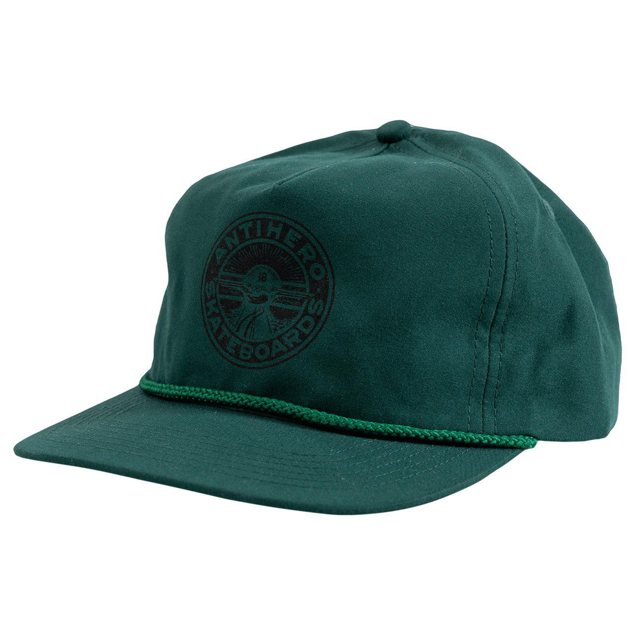 ANTIHERO Stay Ready Snapback Hat Dark Green/Black Men's Hats Antihero 