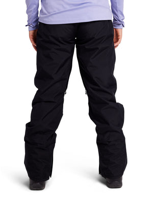 BURTON Women's Powline GORE-TEX Insulated Snowboard Pants True Black 2023 Women's Snow Pants Burton 
