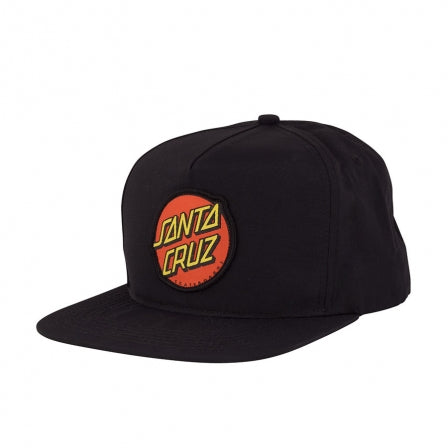 SANTA CRUZ Classic Snapback Hat Black