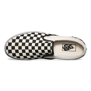 VANS Classic Slip-On Black/White Checkerboard Shoes FOOTWEAR - Men's Skate Shoes Vans 