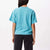 OBEY Gum Logo Custom Crop T-Shirt Women's Turquoise Tonic Women's T-Shirts Obey 