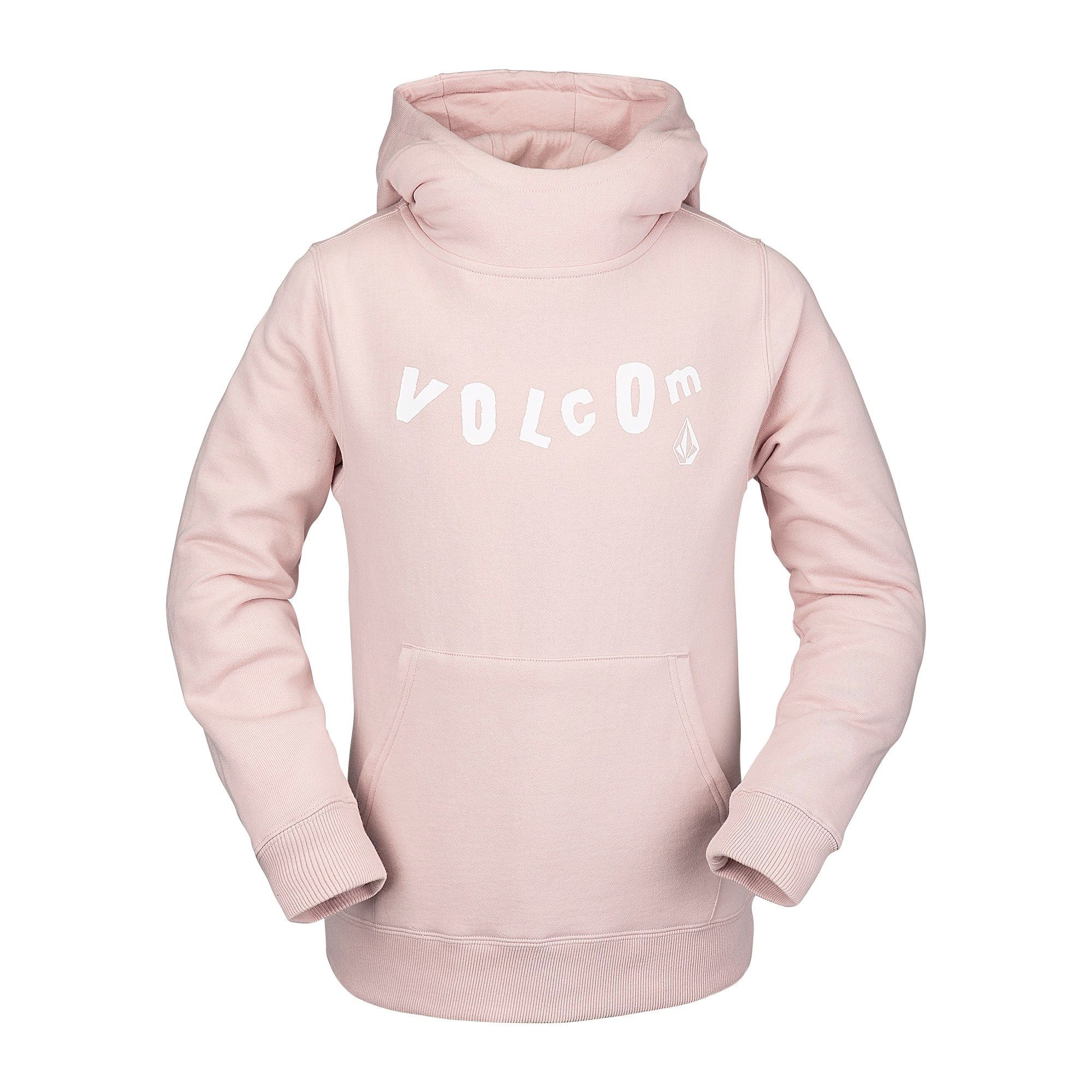 VOLCOM Hotlapper Pullover Hoodie Girls Faded Pink KIDS APPAREL - Girl's Hoodies Volcom 