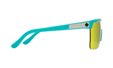 SPY Flynn 5050 Teal - HD Plus Grey Green With Pink Spectra Mirror Sunglasses
