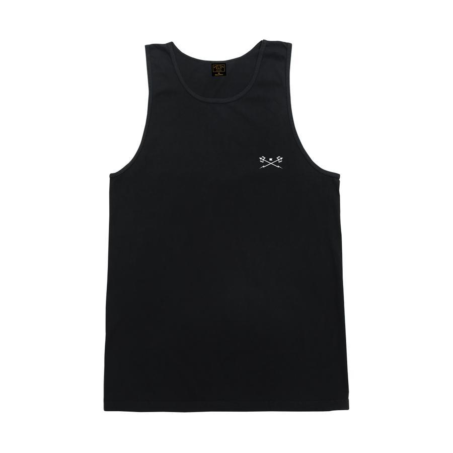 DARK SEAS Go To Pigment Tank Black MENS APPAREL - Men's Jerseys and Tank Tops Dark Seas M 