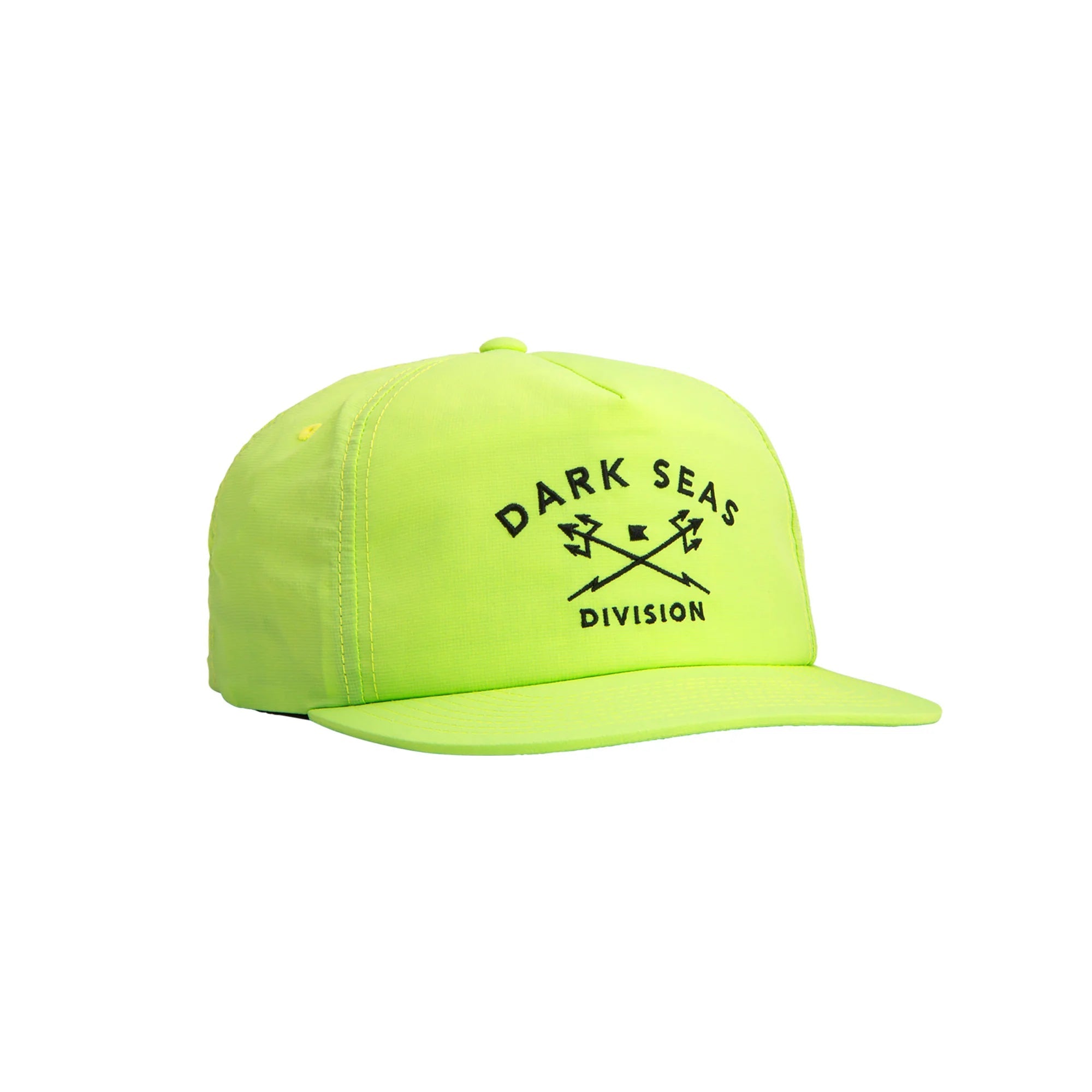 DARK SEAS Trident Nylon Snapback Hat Yellow Men's Hats Dark Seas 