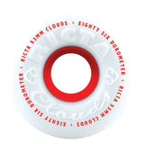 RICTA Clouds Red 86A 53mm Skateboard Wheels Skateboard Wheels Ricta 