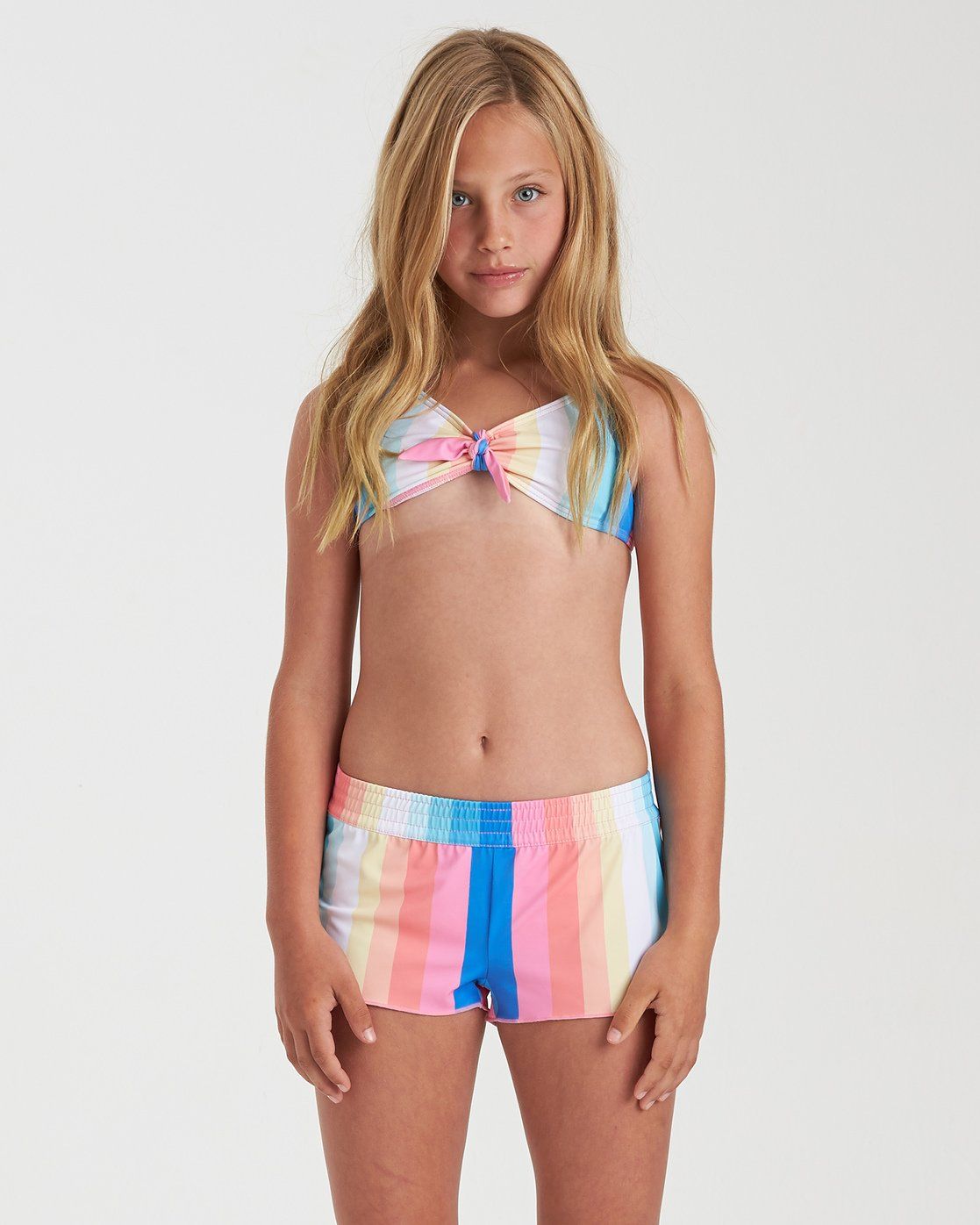  Girls 2 Piece Bikini Swimsuit Set for Tweens Size 8 Blue, Black  : Clothing, Shoes & Jewelry