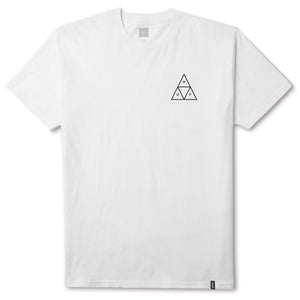 HUF Triple Triangle T-Shirt White MENS APPAREL - Men's Short Sleeve T-Shirts huf 