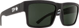 SPY Montana Soft Matte Black - Happy Grey Green Sunglasses SUNGLASSES - Spy Sunglasses Spy 