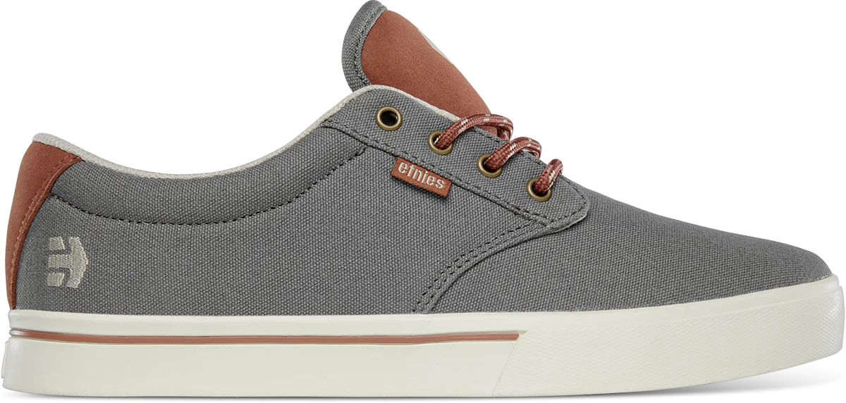 ETNIES Jameson 2 Eco Shoes Grey/Orange Men's Skate Shoes Etnies 