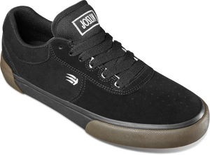 ETNIES Joslin Vulc Shoes Black/Gum/Silver Men's Skate Shoes Etnies 