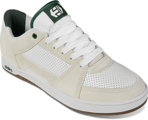 ETNIES MC Rap Low X McClung Shoes White/Green Men's Skate Shoes Etnies 